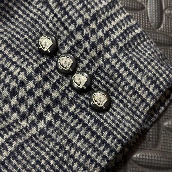 Lauren Ralph Lauren Blazer Women's 16 Gray Tweed Formal Office Carrier Jacket - Picture 6 of 8